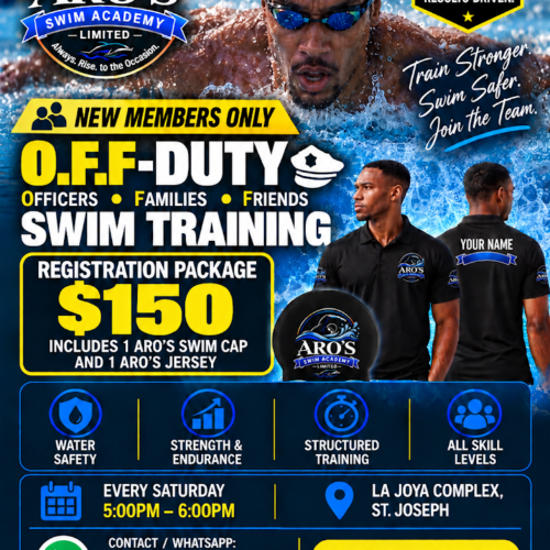 Aro's Dri-Fit Training T-shirt & Swim Cap